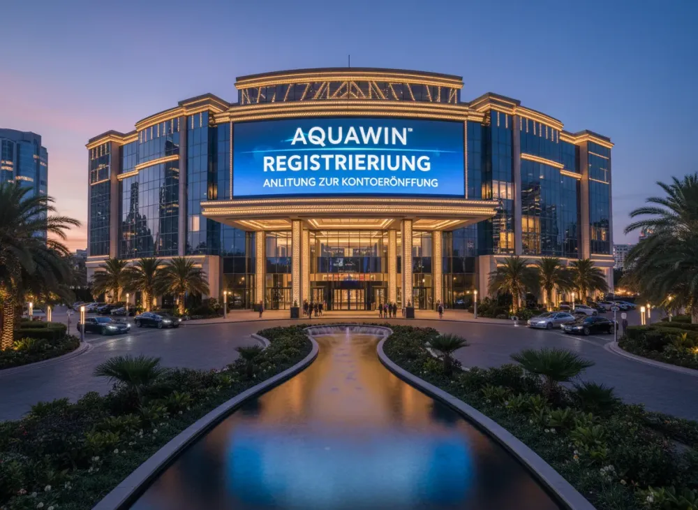 Aquawin registrierung - Anleitung zur Kontoeröffnung